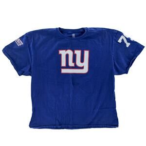 Men’s NY Giants NFL Fanatics Pro Line Logo Football T-Shirt Crowe 79 Blue XXL